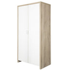 Tutti Bambini Modena Wardrobe - White and Classic Oak