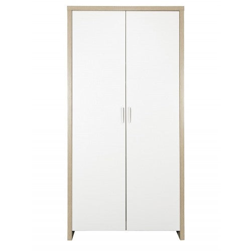 Tutti Bambini Modena Wardrobe - White and Classic Oak