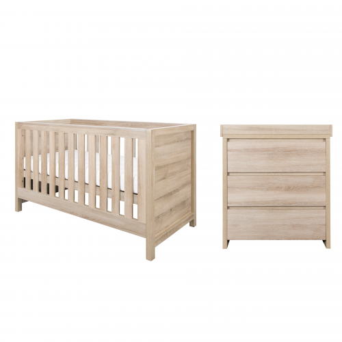 Tutti Bambini Modena 2 Piece Room Set - Oak
