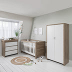 Tutti Bambini Modena 3 Piece Room Set - Oak / White