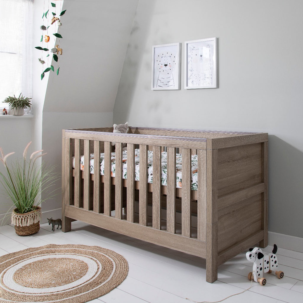 Tutti Bambini 3 in 1 Cot Bed - Oak