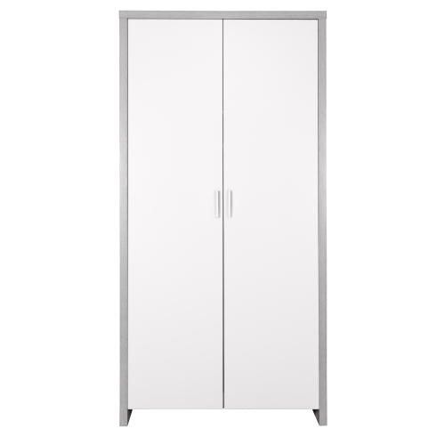 Tutti Bambini Modena Wardrobe - Grey Ash/White