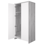 Tutti Bambini Modena Wardrobe - Grey Ash/White