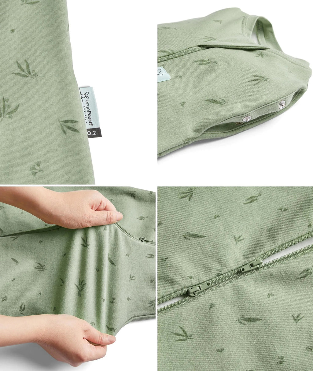 ergoPouch Cocoon Swaddle Bag 2.5 Tog - Oatmeal