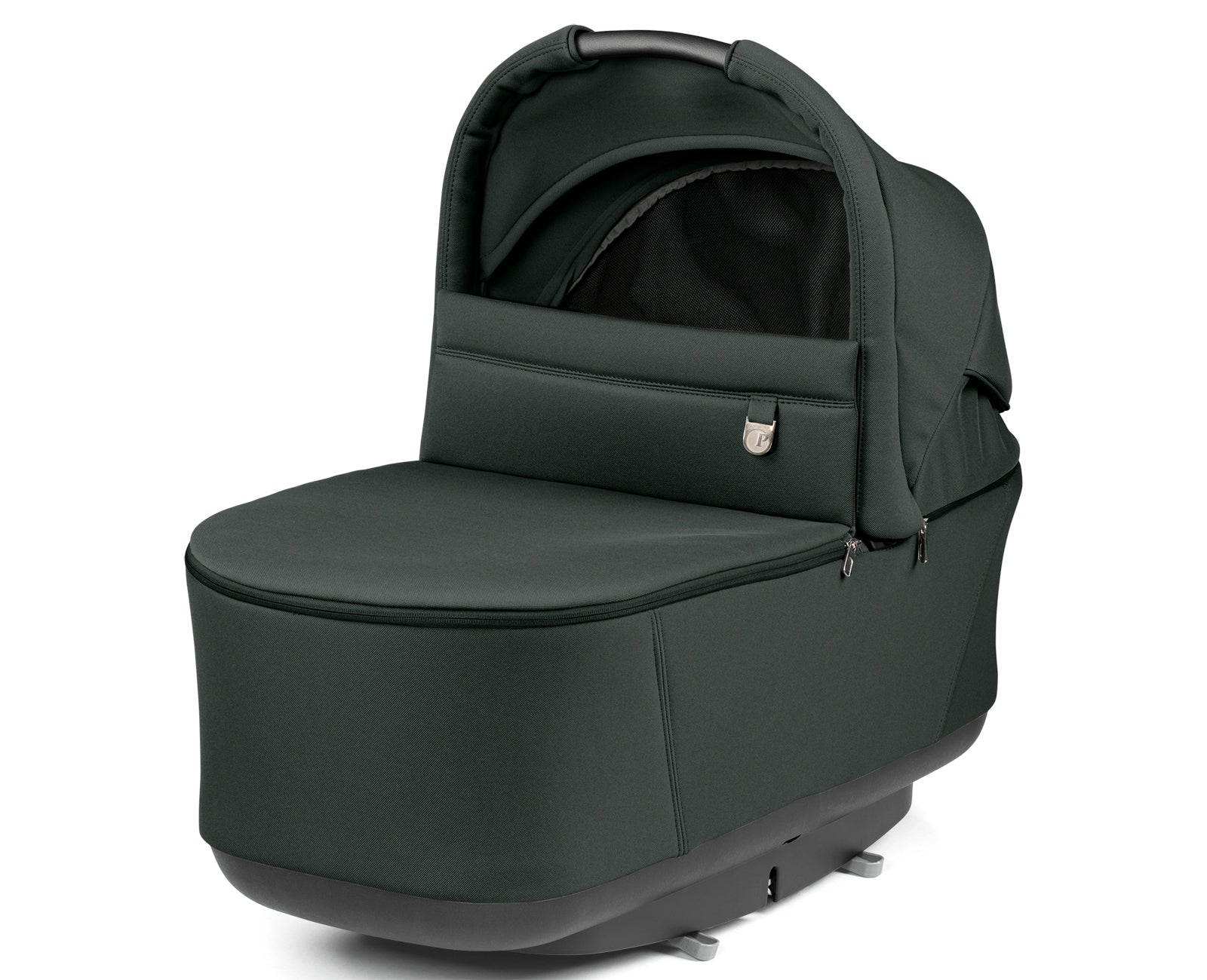 Peg Perego City Loop Chassis, Seat Unit, Bassinet & Primo Viaggio Lounge Travel Bundle - Metal