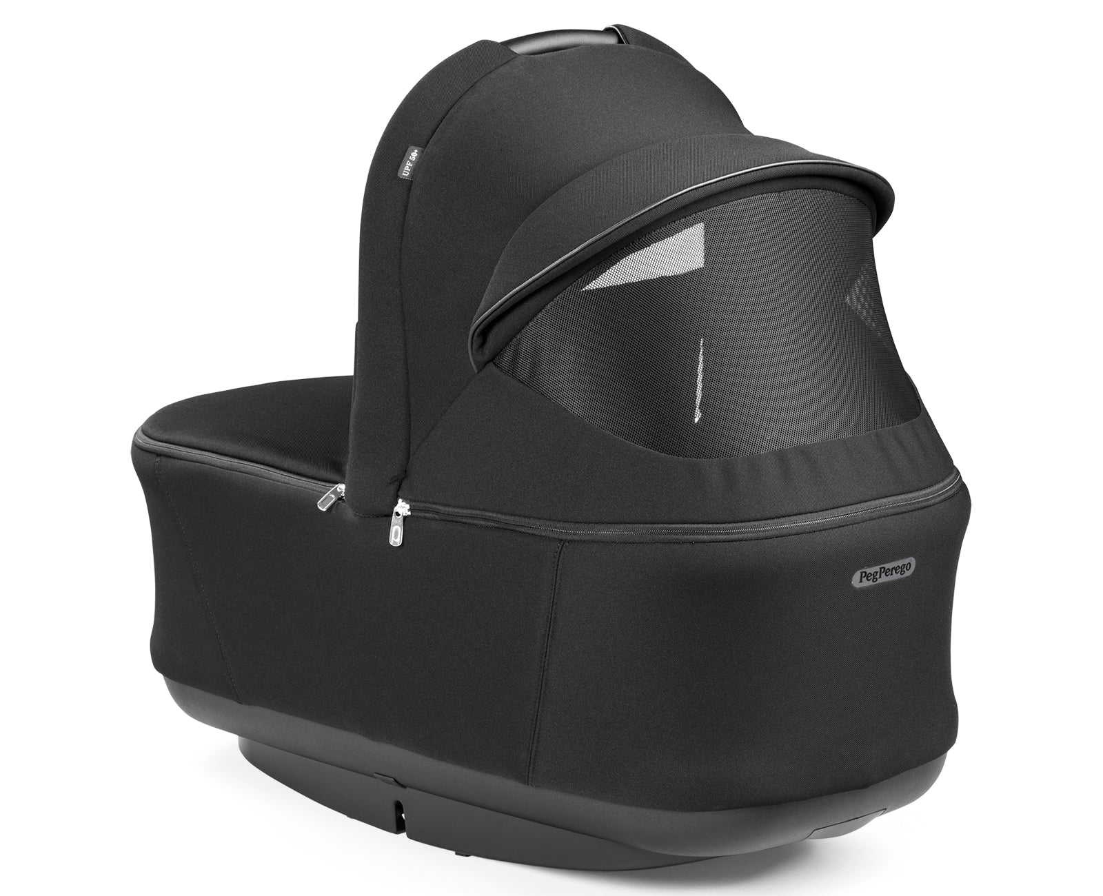 Peg Perego City Loop Chassis, Seat Unit, Bassinet & Primo Viaggio Lounge Travel Bundle - True Black