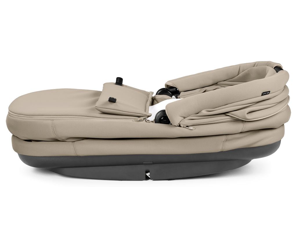 Peg Perego City Loop Chassis, Seat Unit, Bassinet & Primo Viaggio Lounge Bundle - Vanilla Blend
