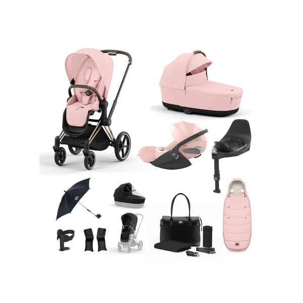 CYBEX Priam 12 Piece Bundle - Peach Pink
