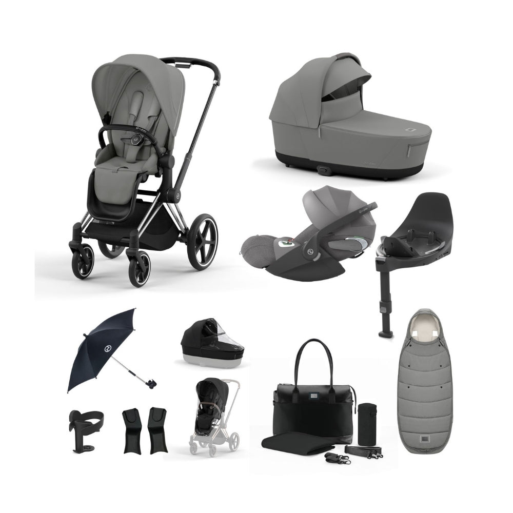 CYBEX Priam 12 Piece Bundle - Mirage Grey