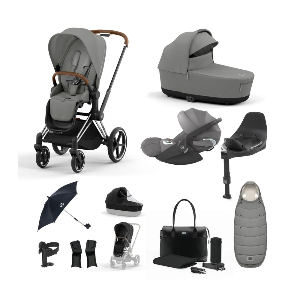 CYBEX Priam 12 Piece Bundle - Mirage Grey