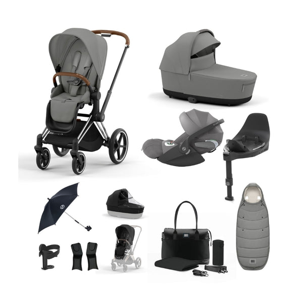 CYBEX Priam 12 Piece Bundle - Mirage Grey