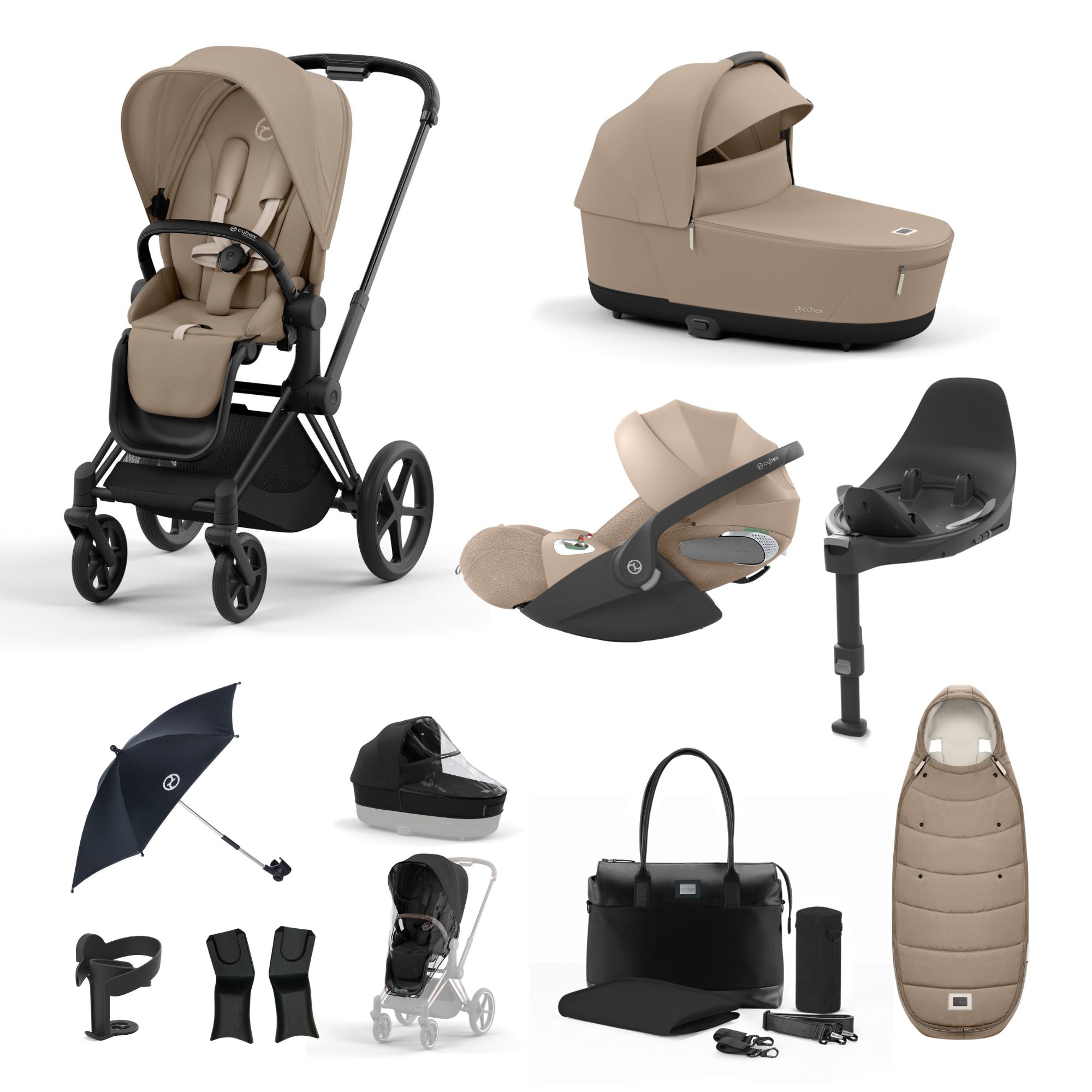 CYBEX Priam 12 Piece Bundle - Cosy Beige