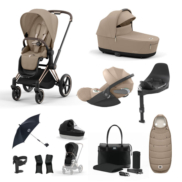 CYBEX Priam 12 Piece Bundle - Cosy Beige