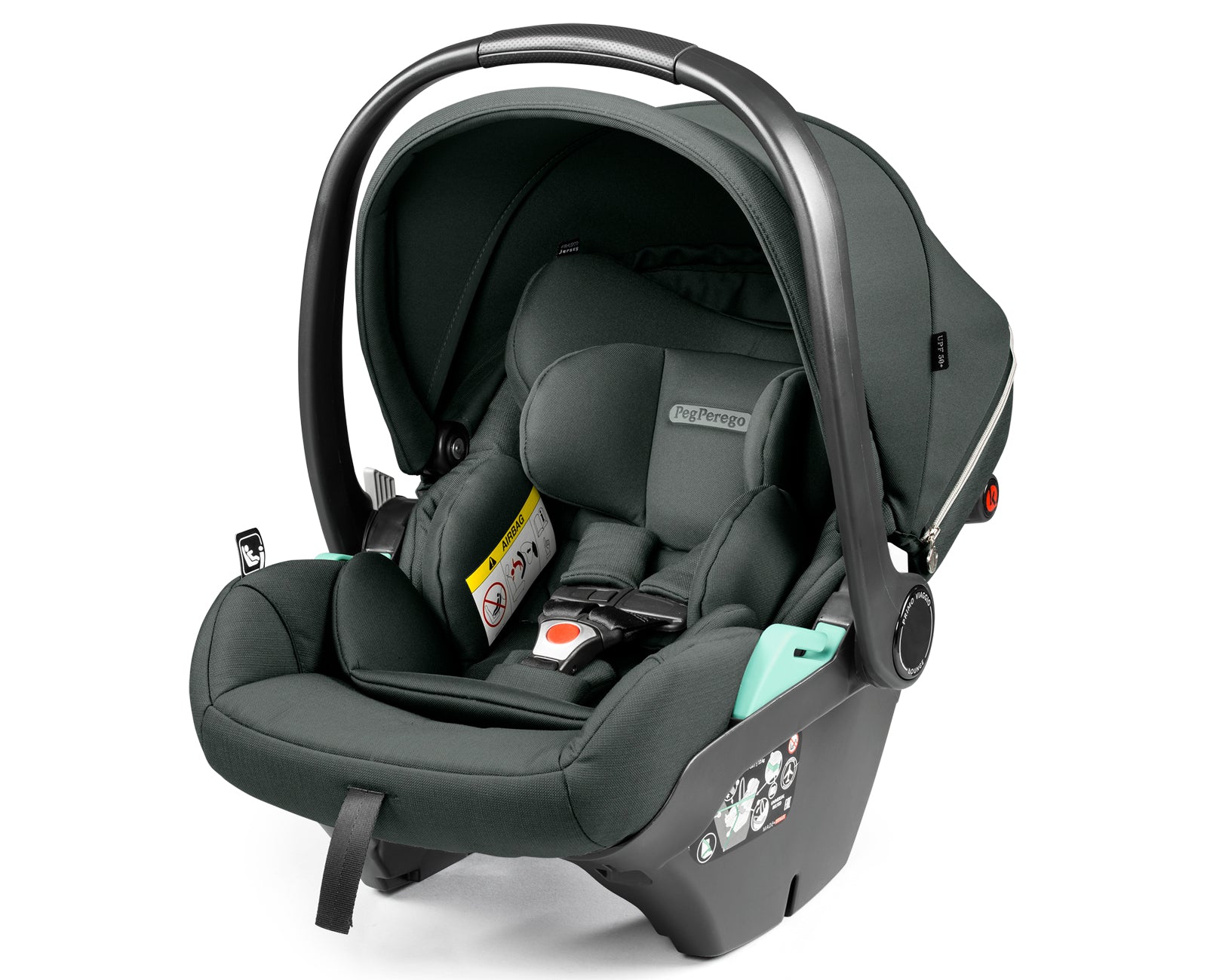 Peg Perego City Loop Chassis, Seat Unit, Bassinet & Primo Viaggio Lounge Travel Bundle - Metal