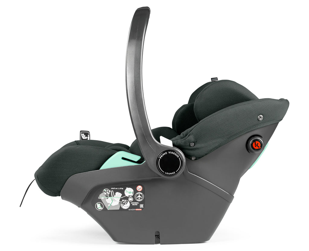 Peg Perego City Loop Chassis, Seat Unit, Bassinet & Primo Viaggio Lounge Travel Bundle - Metal