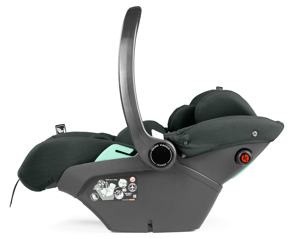 Peg Perego City Loop Chassis, Seat Unit, Bassinet & Primo Viaggio Lounge Travel Bundle - Metal