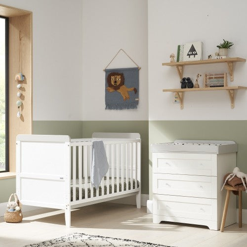 Tutti Bambini Rio 2pc Room Set - White/Dove Grey
