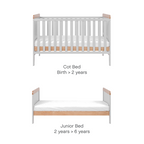 Tutti Bambini Rio 3pc Room Set - Dove Grey/Oak