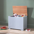 Tutti Bambini Rio Toy Box Dove Grey & Oak