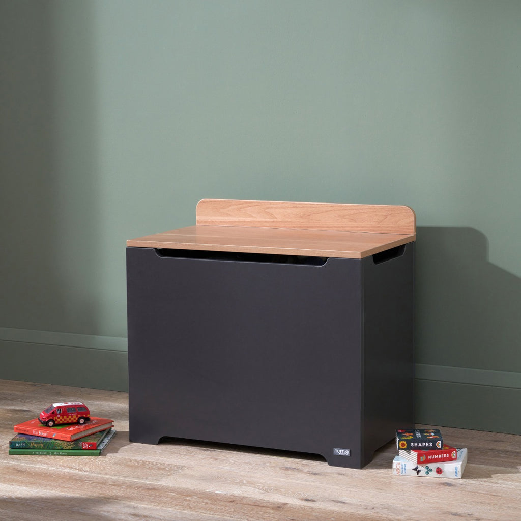 Tutti Bambini Rio Toy Box Slate & Oak
