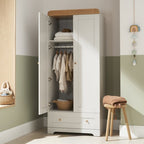 Tutti Bambini Rio Wardrobe - Dove Grey/Oak