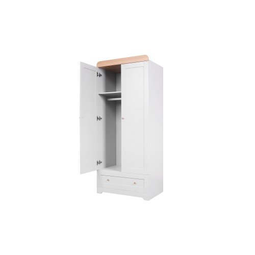 Tutti Bambini Rio Wardrobe - Dove Grey/Oak