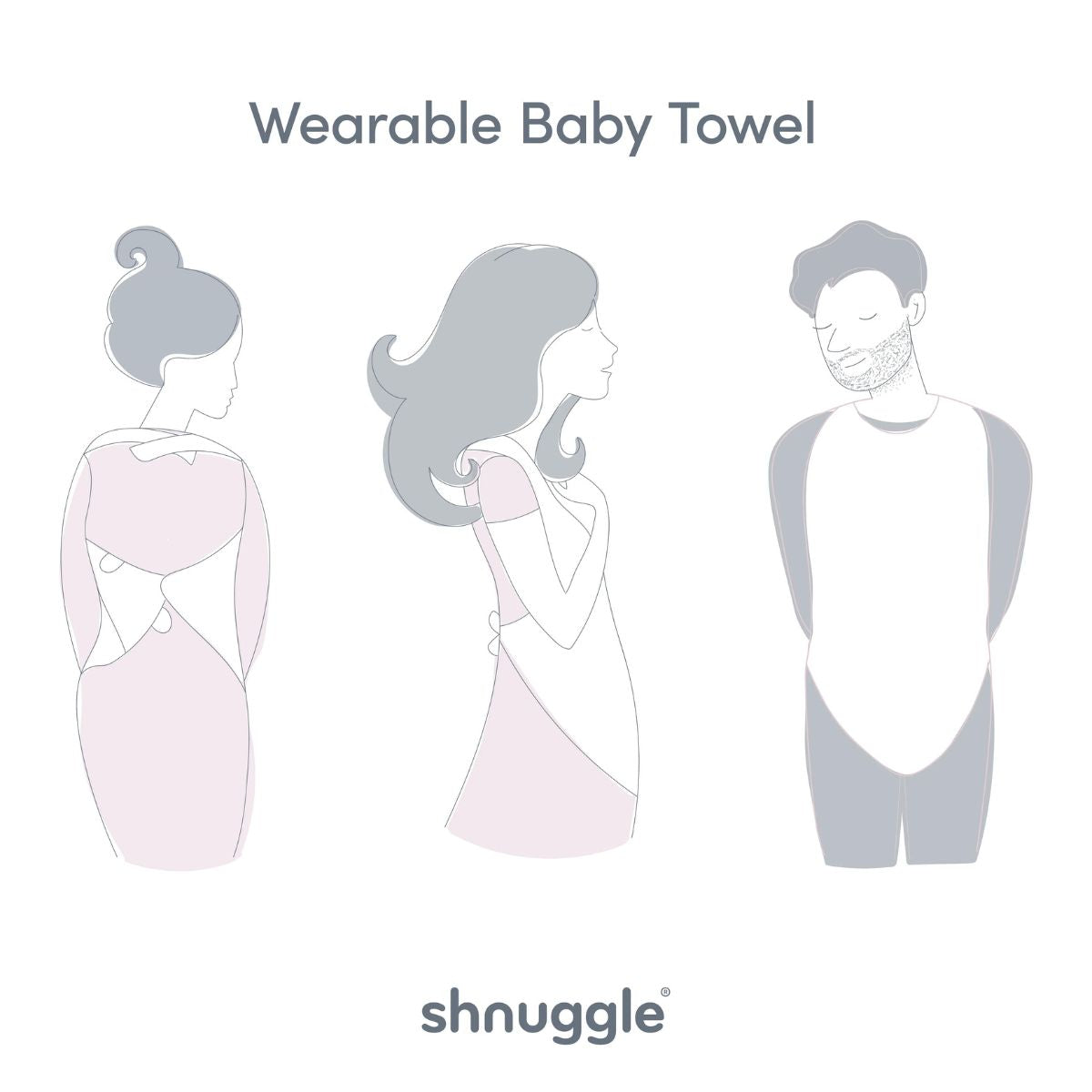 Shnuggle Wearable Bath Towel