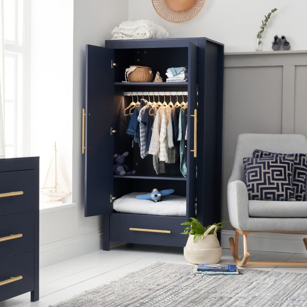 Tutti Bambini Tivoli Wardrobe - Navy