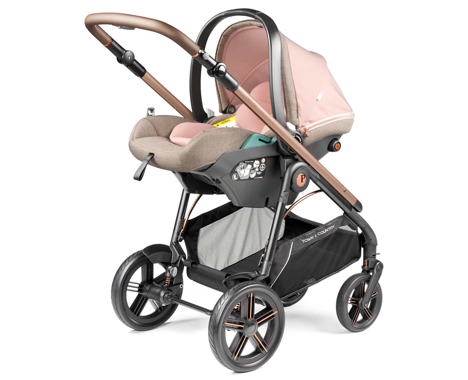 Peg Perego Veloce TC Deluxe Bundle - Mon Amour