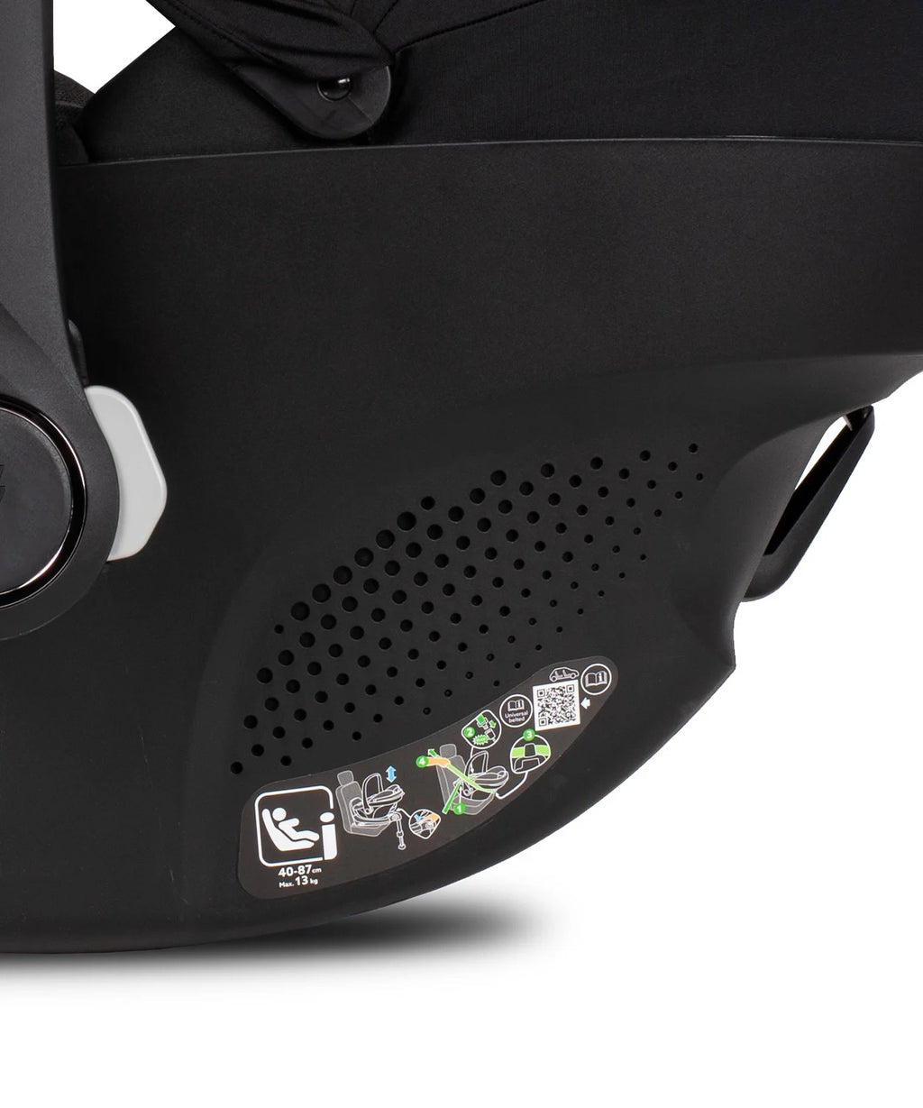 Venicci Tiago i-Size Car Seat & 360 Isofix Base - Black