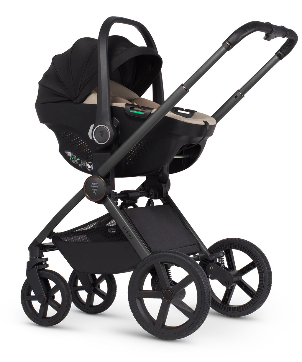 Venicci Upline 2 - 3in1 + 360 Base Complete Travel System - Aloe