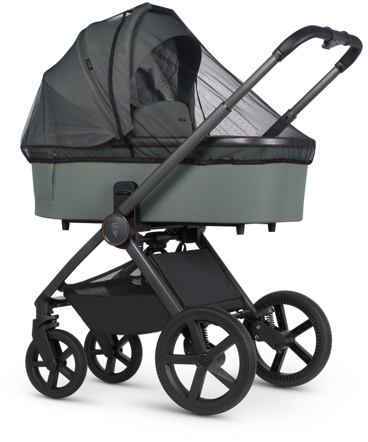 Venicci Upline 2 - 3in1 + 360 Base Complete Travel System - Aloe