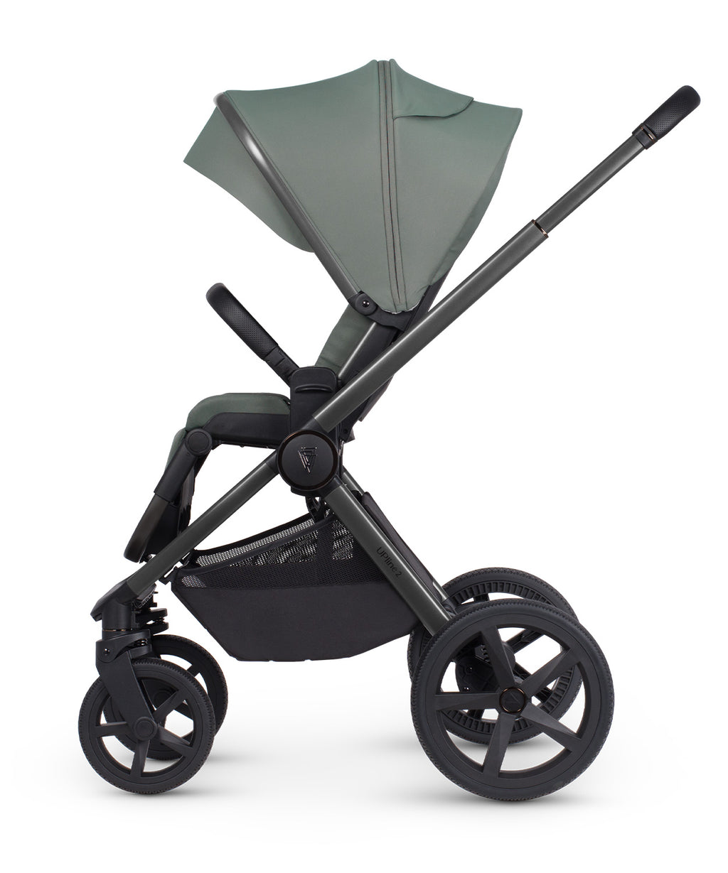 Venicci Upline 2 - 3in1 + 360 Base Complete Travel System - Aloe