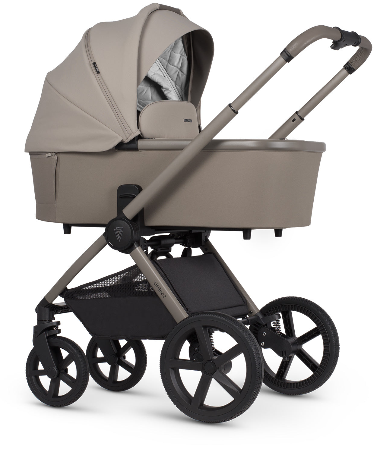 Venicci Upline 2 - 3in1 + 360 Base Complete Travel System - Taupe