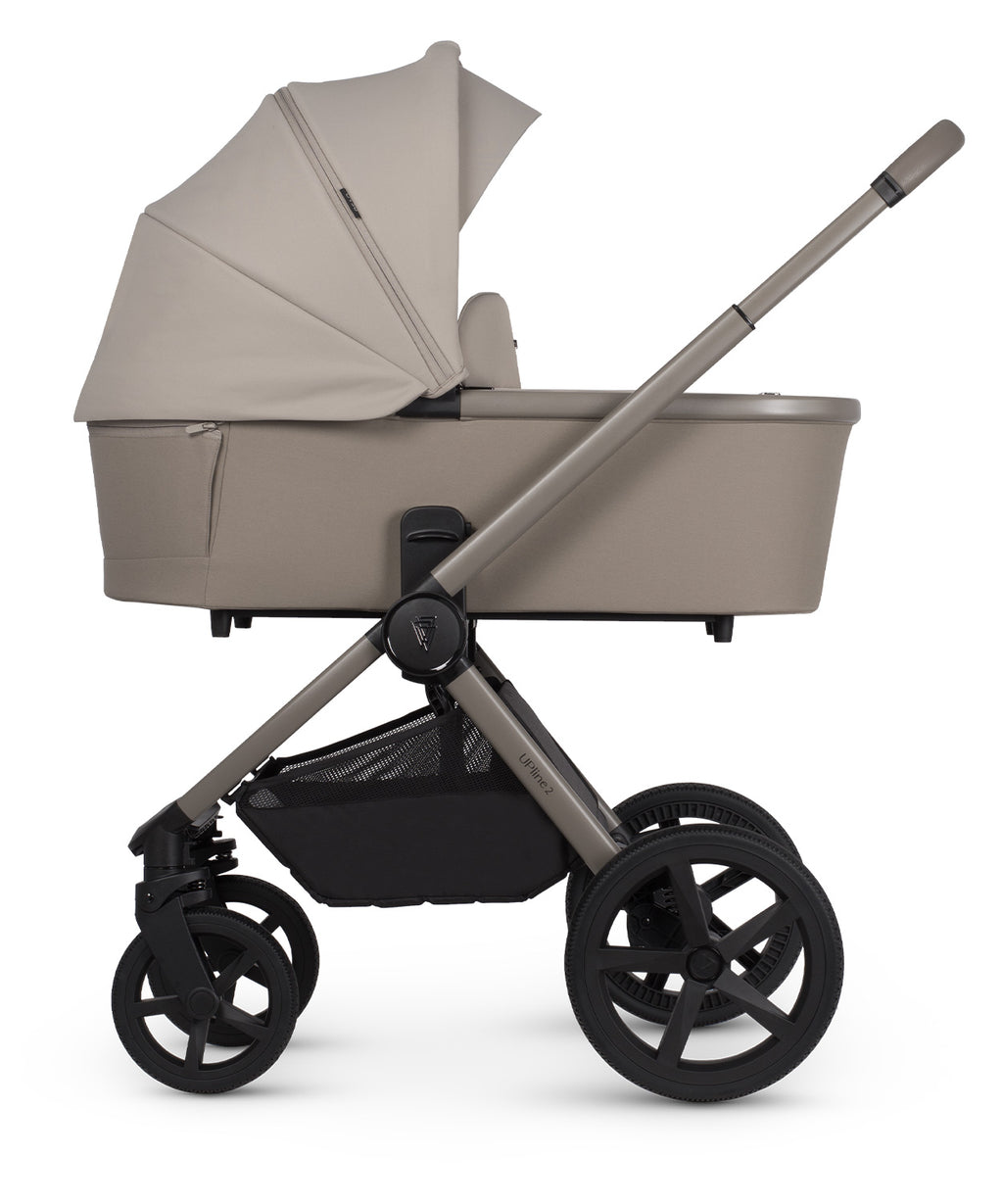Venicci Upline 2 - 3in1 + 360 Base Complete Travel System - Taupe