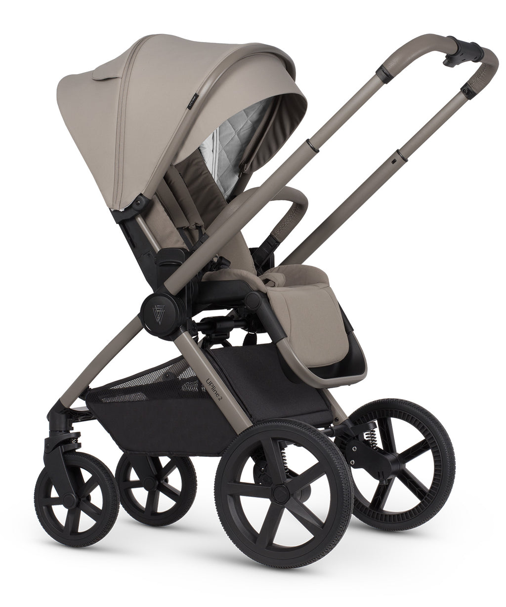 Venicci Upline 2 - 3in1 + 360 Base Complete Travel System - Taupe