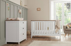 Tutti Bambini Verona 2 Piece Room Set - White & Oak