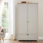Tutti Bambini Verona Wardrobe - Dove Grey & Oak