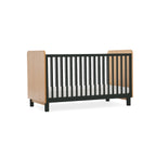 CuddleCo Rafi 5 Piece Nursery Furniture Set - Oak and Black