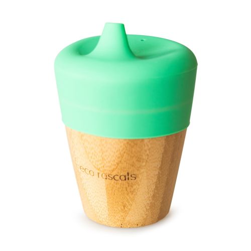 Eco Rascals Bamboo Cup with Sippy Feeder - Green 