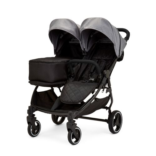 Ickle Bubba Venus Prime Double Stroller - Space Grey