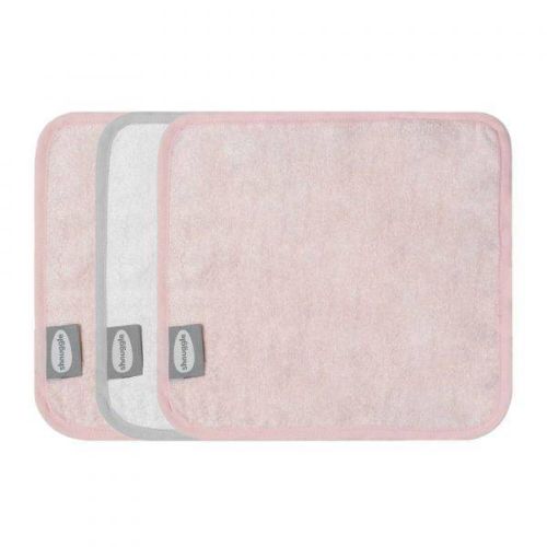 Shnuggle Wash Cloths 3pack - Pink 