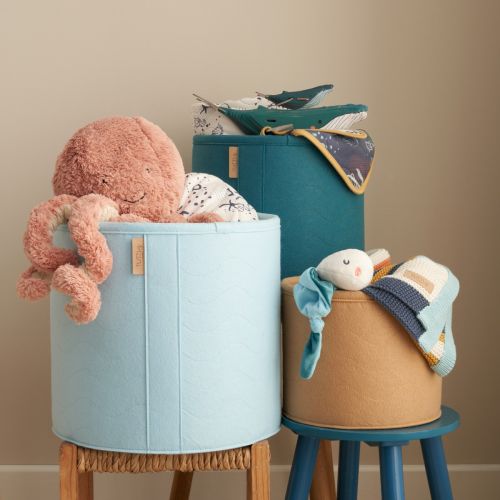 Tutti Bambini Felt Nursery Storage Basket 3pk - Our Planet 