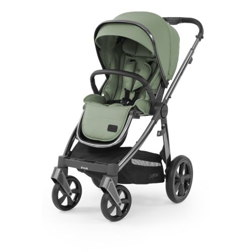 Babystyle Oyster 3 Pushchair in Gun Metal Chassis - Spearmint 